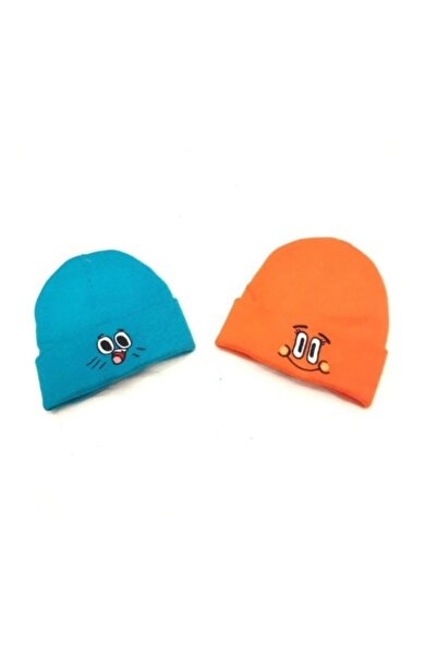 BuYolModa Gumball Darwin Nakış Işlemeli Bere Seti