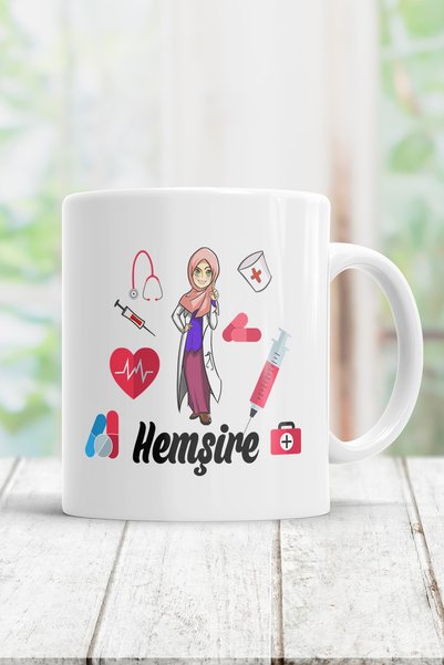 WixelArt Hemşire Kupa Bardak