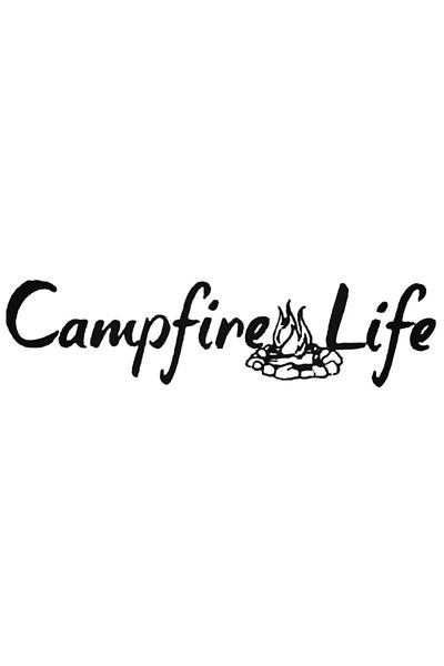 Universal Αυτοκόλλητο Campfire Life Camping Camp Αυτοκόλλητο Αυτοκόλλητο Τοίχου Αυτοκινήτου Αυτοκόλλητο 20cm