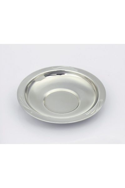 ÖzSa Home Set of 12 Stainless Steel Tea Plates