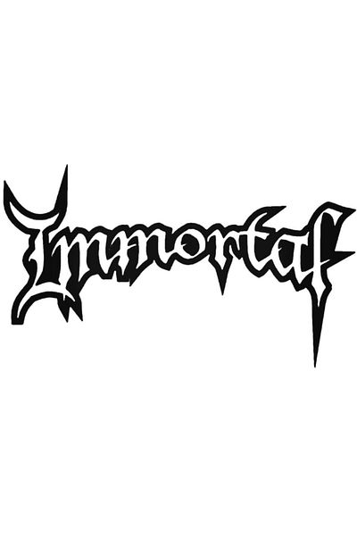Universal Αυτοκόλλητο Rock Band Immortal 20 cm - Αυτοκίνητο, Αυτοκίνητο, Στήριγμα και Αποκοπή τοίχου