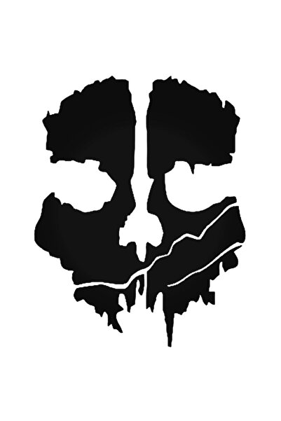 Genel Markalar Gaming Call Of Duty Ghost Gaming Sticker Araba Oto Arma Duvar ...