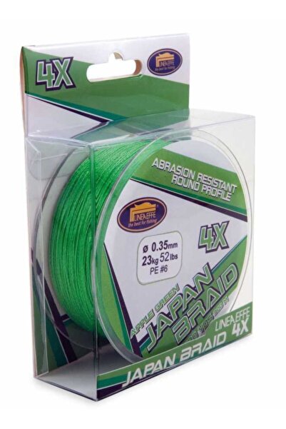 lineaffe Японія 4x Зелена волосінь 300 м