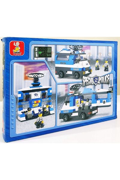 Mia Sluban 265 Pieces Police Team Command Vehicle Building Toy B0187 Building Blocks