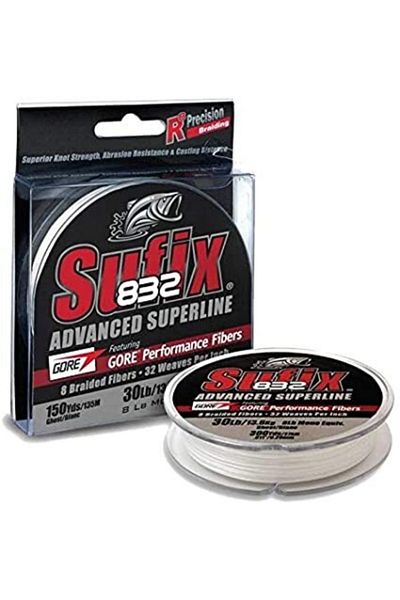 SUFIX 832 Advanced Superline White 0.10mm Rope Line 120m
