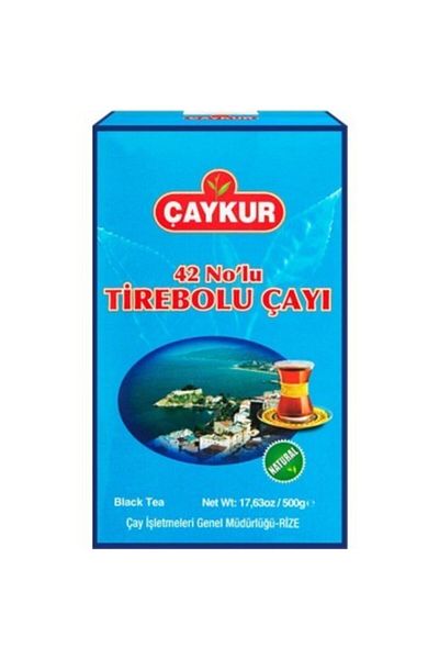 Çaykur No. 42 Tirebolu Tea Bulk Tea Cardboard Box 500 Gr. (Black Tea)
