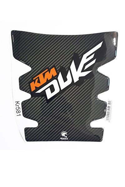 3M Ktm Duke 125-200-250 Tank Pad Karbon