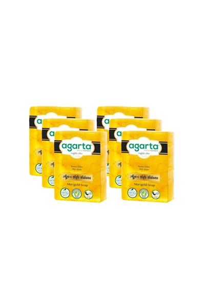 Agarta Calendula Soap Natural 150 gr 6 Pieces