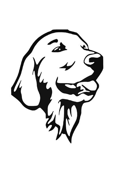 Universal Αυτοκόλλητο Golden Retriever Links Αυτοκόλλητο Αυτοκόλλητο Τοίχου Αυτοκινήτου 20cm