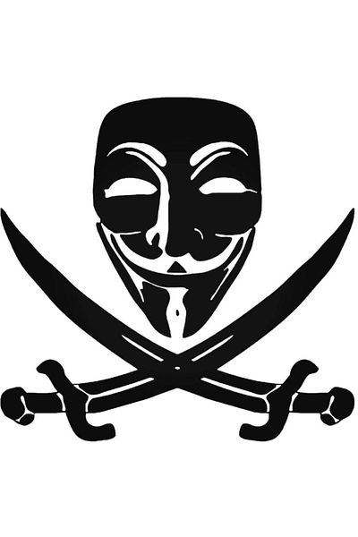 Universal Αυτοκόλλητο V for Vendetta Guy Fawkes Αυτοκόλλητο Αυτοκόλλητο Τοίχου Αυτοκινήτου Αυτοκόλλητο Τοίχου Διακοσμητικό Σπίτι 20cm