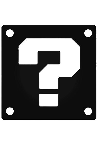 Universal Super Mario Mystery Block 3ds Wii Nintendo Nes Snes N64 Αυτοκόλλητο Αυτοκόλλητο Αυτοκόλλητο Τοίχου Αυτοκινήτου