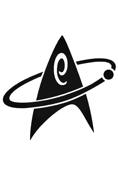 Universal Star Trek Engineering Communicator Insignia Auto Arma Αυτοκόλλητο τοίχου Αυτοκόλλητο σπιτιού 20cm