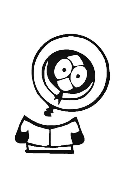 Universal South Park Kenny Dead Auto Arma Αυτοκόλλητο τοίχου Διακοσμητικό Αυτοκόλλητο Σπιτιού 20cm