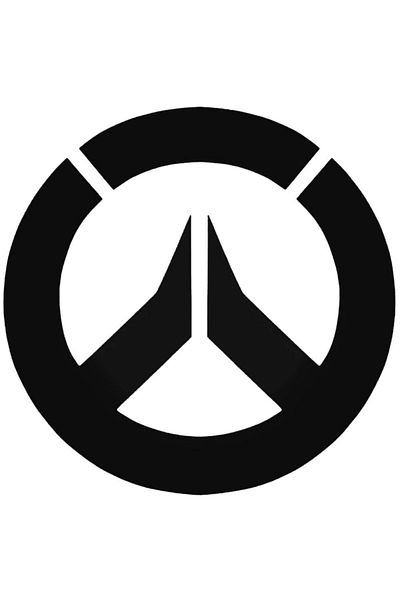 Universal Αυτοκόλλητο Overwatch 20 cm - Διακοσμητικό αυτοκόλλητο αυτοκινήτου, αυτοκινήτου, στέμματος, τοίχου και σπιτιού