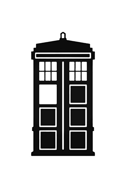 Universal ملصق حائط لتزيين السيارة من Doctor Who Tardis مقاس 20 سم