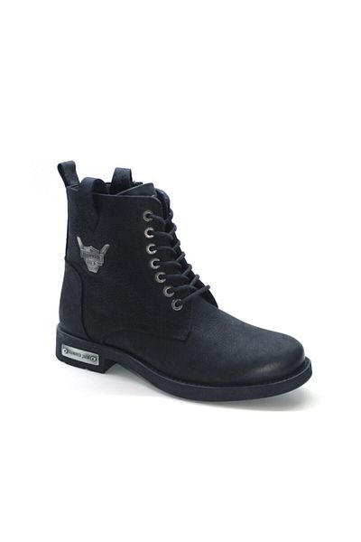Hammer Jack Ανδρικά Black Washed Nubuck Boots 102 15200-m