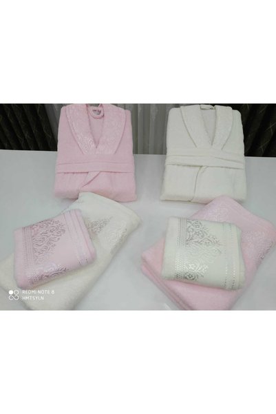 Fiesta Jacquard 6 Piece Family Bathrobe Set
