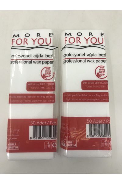 More For You Waxing Cloth X 2 Pack 50 Pieces