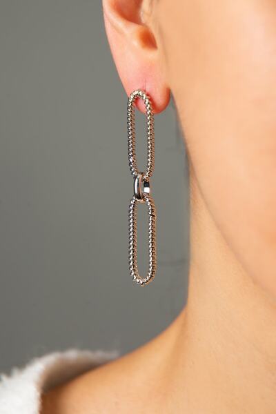 Elika Silver Special Design Women's Earrings