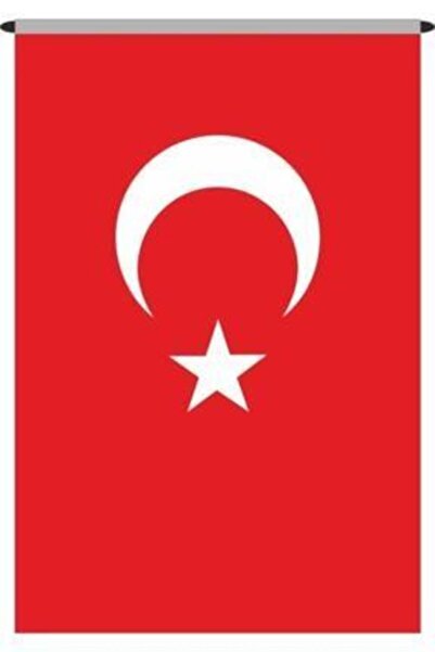 Genel Markalar 30x45 cm  türk bayrağı kenarı dikişli %100 polyester+pamuklu (...