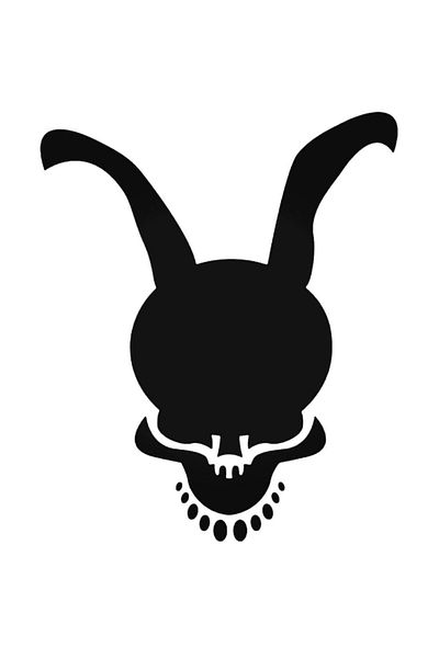 Universal Αυτοκόλλητο Frank Donnie Darko 20 cm - Αυτοκόλλητο αυτοκινήτου, αυτοκινήτου, στολή και τοίχου