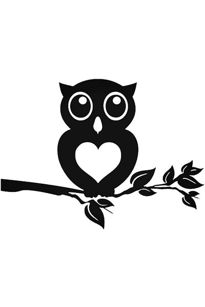 Universal Αυτοκόλλητο Owl 133 Car Auto Rigging Αυτοκόλλητο τοίχου 20cm