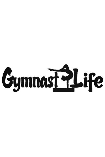 Universal Αυτοκόλλητο Gymnast Life Αυτοκόλλητο Αυτοκόλλητο Τοίχου Αυτοκινήτου Αυτοκόλλητο Σπιτιού Διακοσμητικό Αυτοκόλλητο 20cm