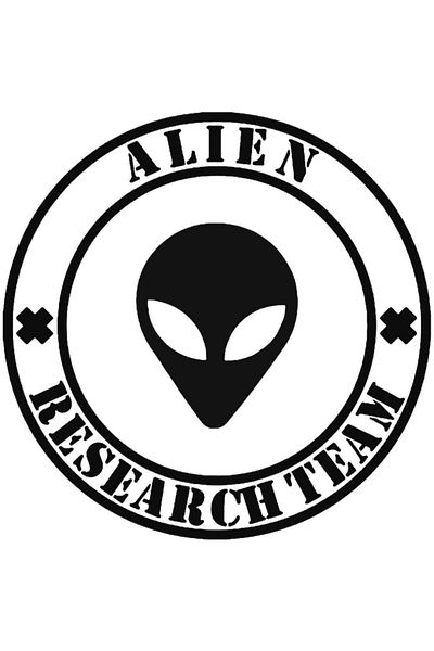 Universal Alien Reserach Team Ufo Αυτοκόλλητο Αυτοκόλλητο Αυτοκόλλητο Τοίχου Αυτοκινήτου 20cm