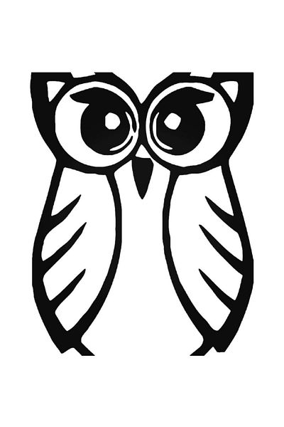 Universal Αυτοκόλλητο Tribal Owl Bird 10 Αυτοκόλλητο Αυτοκόλλητο Τοίχου Αυτοκινήτου Αρμα 20cm