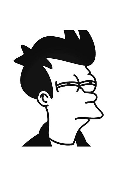 Universal Αυτοκόλλητο Fry Futurama Αυτοκόλλητο Αυτοκόλλητο Τοίχου Αυτοκινήτου 20cm