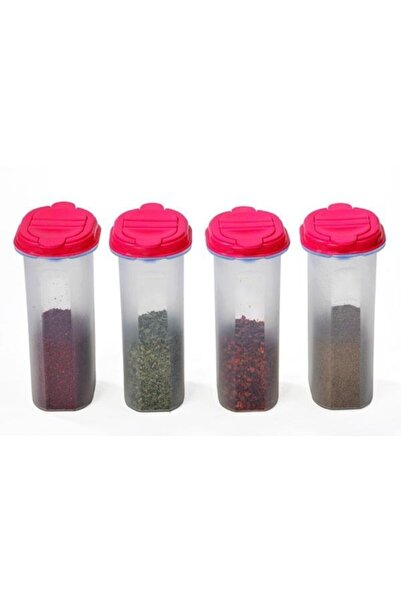 Geseus موزع توابل رباعي من مون ستار، موزع فلفل أسود للاستخدام العملي، 4 × 200 مل