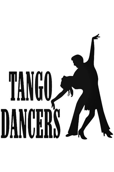 Universal Αυτοκόλλητο Tango Dancers Αυτοκόλλητο Αυτοκόλλητο Τοίχου Αυτοκινήτου 20 εκ