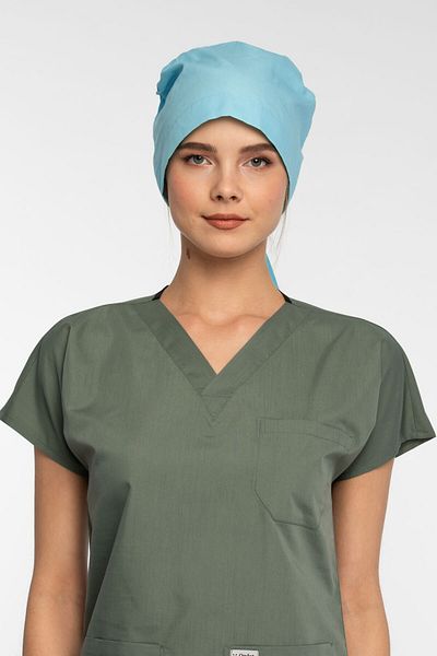 Owlet Medikal Light Turquoise Surgical Hijab Bonnet