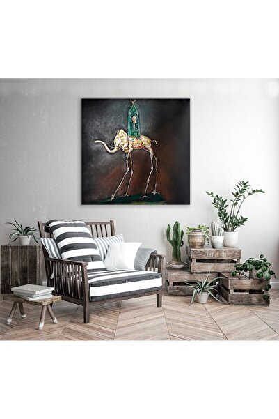 Zeta Aks Salvador Dali Space Elephant One Piece Cotton Canvas Painting