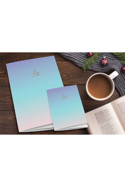 AKILLICA 2 Notebook Set Pastel Notebook Gradient Series 03