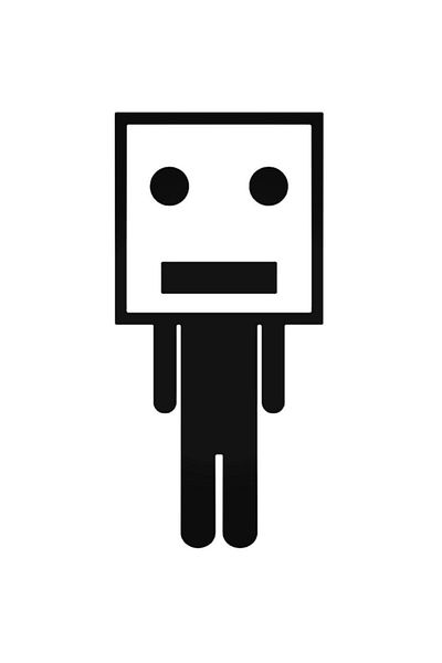 Universal Jdm Robot Sticker Car Auto Rigging Wall Sticker 20 Cm