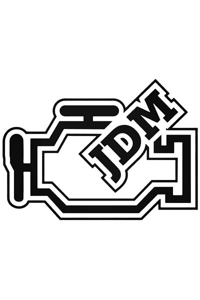 Universal Jdm Engine Jdm Car Car Arma Wall Διακοσμητικό αυτοκόλλητο αυτοκόλλητο 20cm