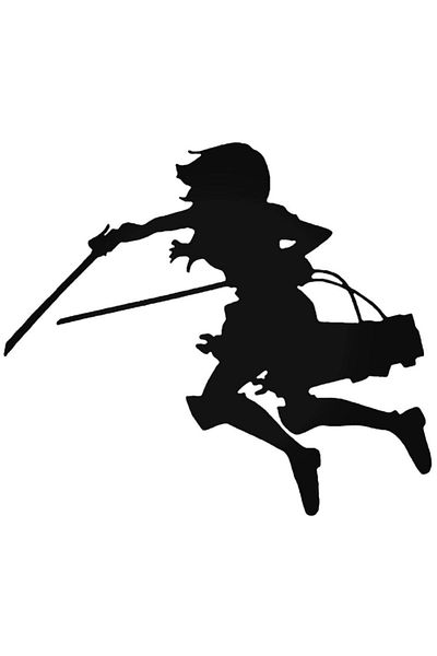 Universal Αυτοκόλλητο Attack On Titan Mikasa Ackerman Αυτοκόλλητο Αυτοκόλλητο Αυτοκόλλητο Τοίχου Αυτοκινήτου 20cm
