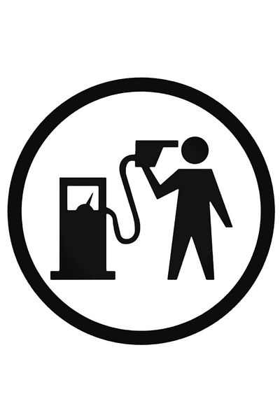 Universal Αυτοκόλλητο τοίχου Jdm Fuel Kills Car Auto Arma 20 cm