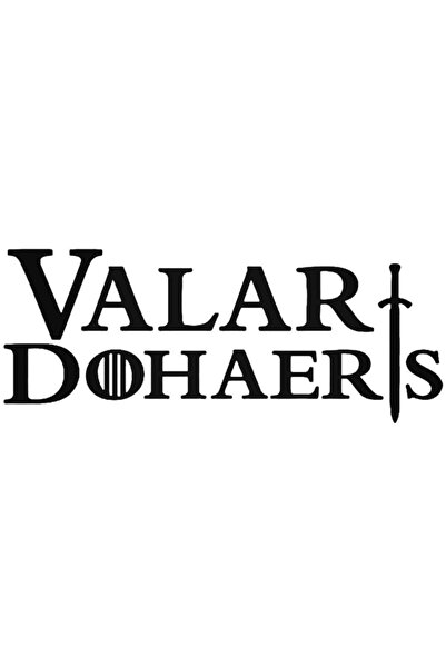 Universal Valar Dohaeris Game Of Thrones Sticker Araba Oto Arma Duvar Çıkartm...