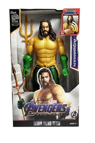 AVENGERS ,yenilmezler Aquaman 30cm Işıklı & Sesli Aksiyon Figür Oyuncak, Aqua...