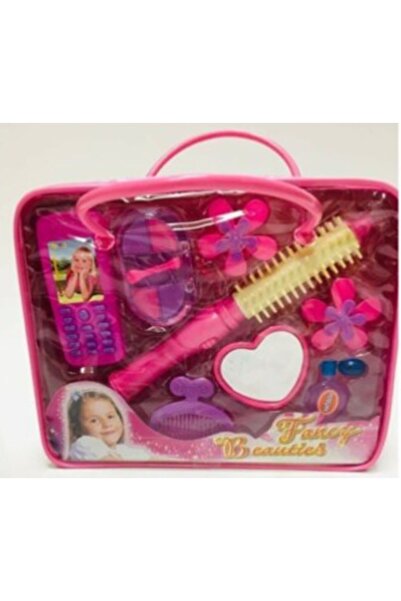 Genel Markalar Şeffaf Çantalı Makyaj Ve Güzellik Seti Oyuncak