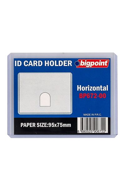 Bigpoint Card Container Transparent 95X75Mm 10 Pack Bag