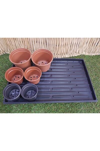 Asenya Fide Viyol Tepsisi 3 Adet Viyol Tabağı Viyol Altlığı Saksı Tabağı Saksı Altlığı Saksı Altı