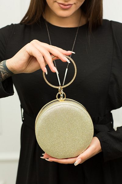 weem bag Βραχιόλι Χρυσή Ασημένια Βραδινή Τσάντα Φόρεμα