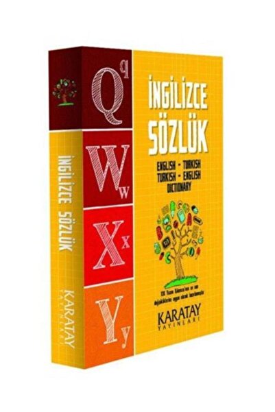 Karatay Yayınları 4e Resimli İngilizce Sözlük Örnek Cümleler Roman Boy
