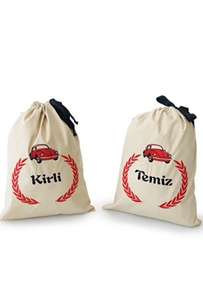 Atölye Eda Exclusive طقم شنطة مطرزة 2 قطعة