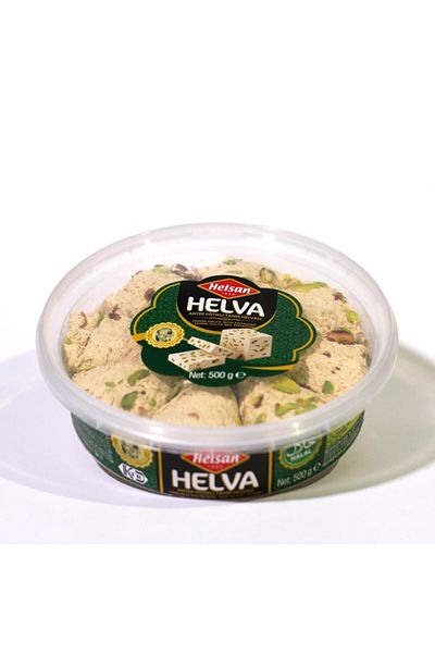 HELSAN Pistachio Chamomile Halva 500 Gr
