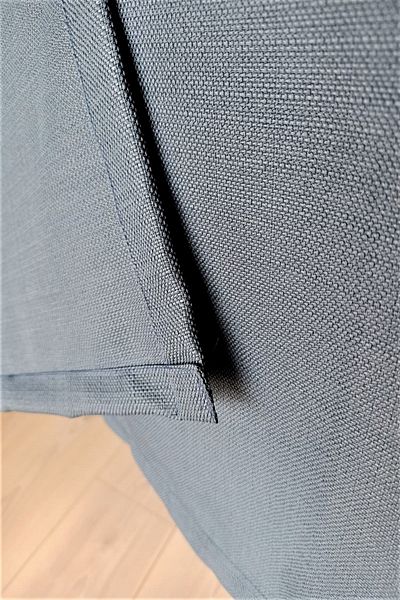 eno concept Linen Look Stain Resistant Blue Table Cloth