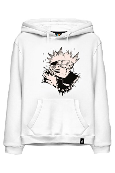 GALASHOP سويت شيرت بغطاء للرأس مطبوع عليه رسوم متحركة كاكاشي ناروتو موديل 990